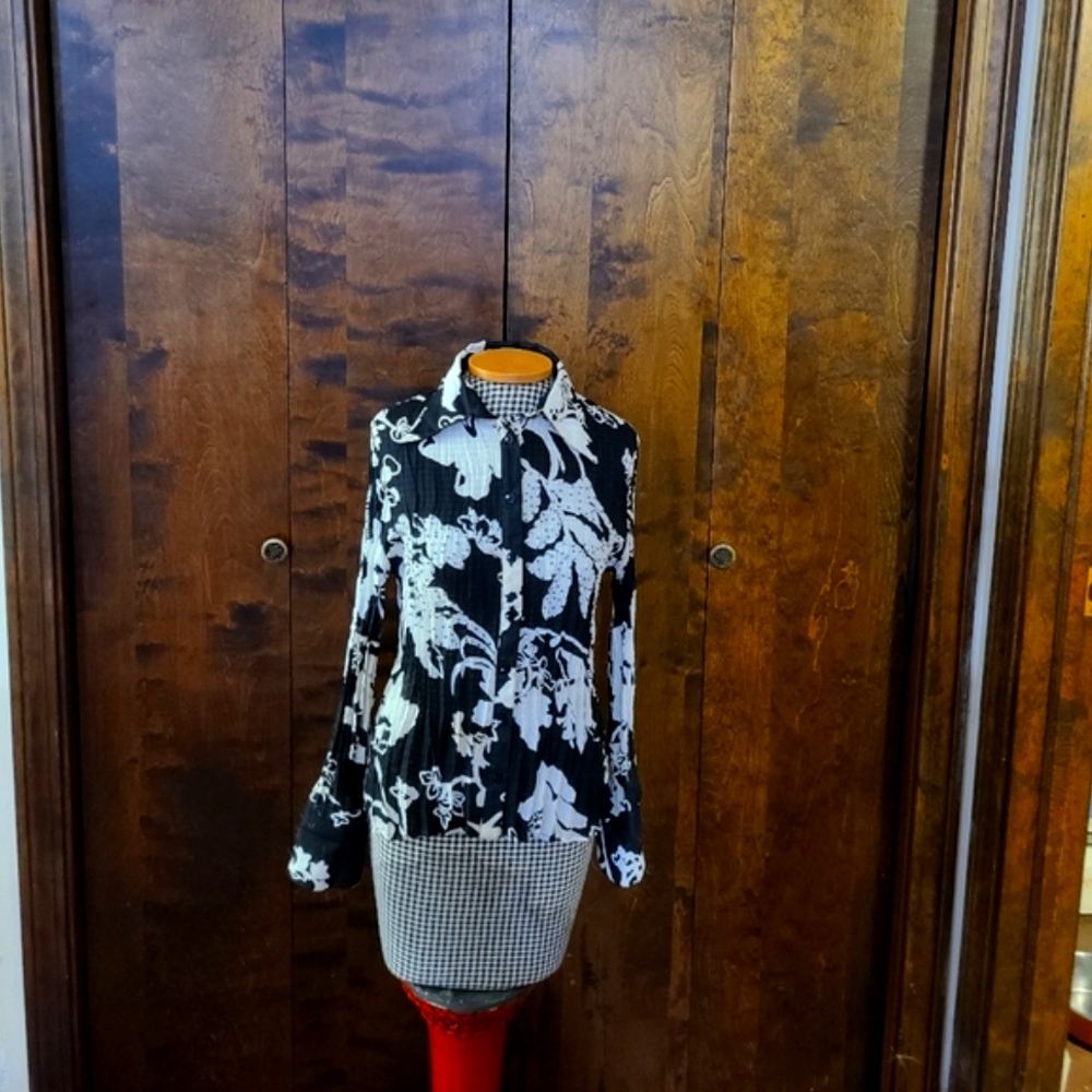 Zba Crinkle Blouse